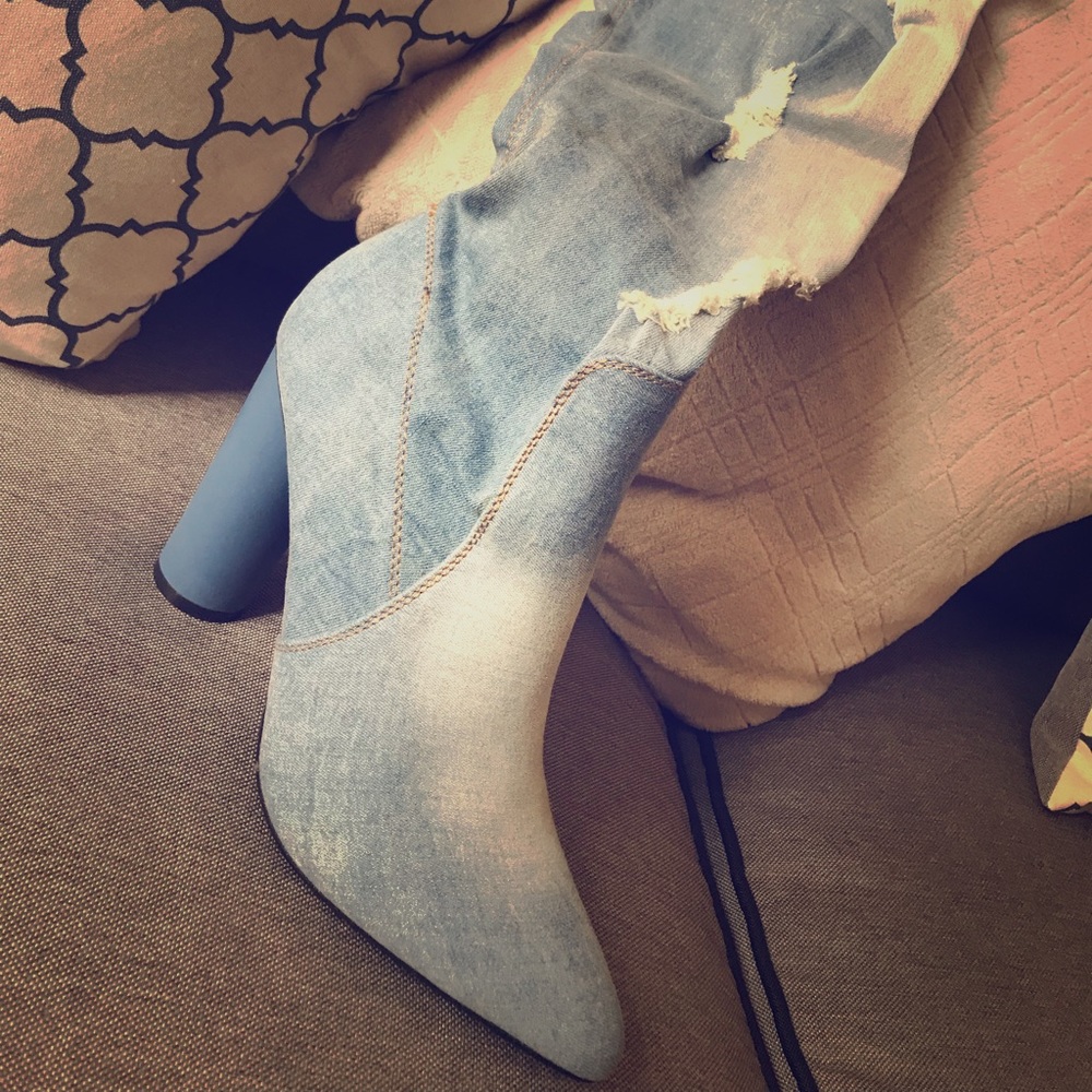Denim boot - Picture 1 of 4